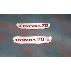 Honda 70 Petrol Tank Sticker Set