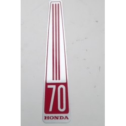 Honda C70 Front Fork Sticker Aluminum