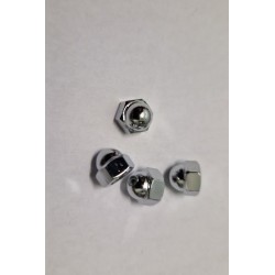 4 Small Dome Hex Nut M5