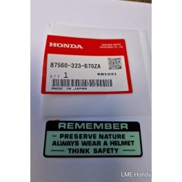Honda 87560-323-670ZA